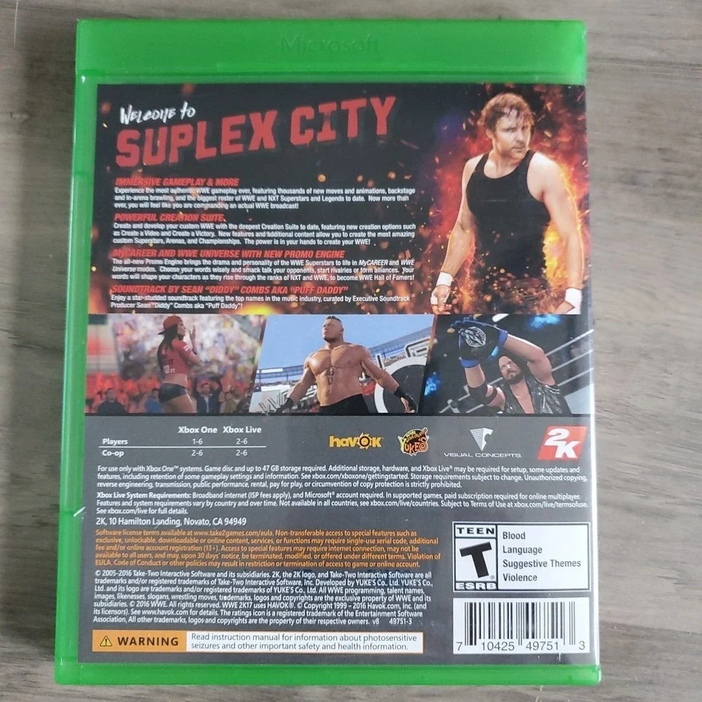 Xbox One WWE 2K17